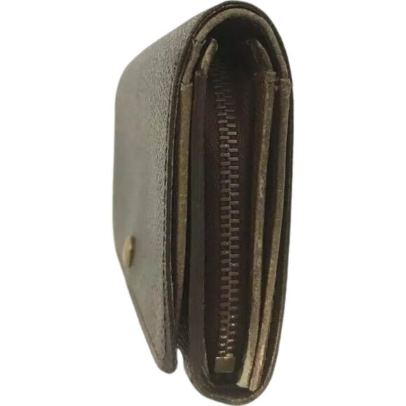 280148AW (V1) Louis Vuitton Wallet Porte Monnaie Billets Brown Monogram - Picture 3 of 10